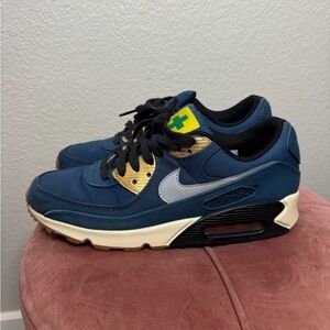 Nike Air Max 90 Tokyo Japan City Pack Navy Sneakers Men Size 9.5 Limited Edition